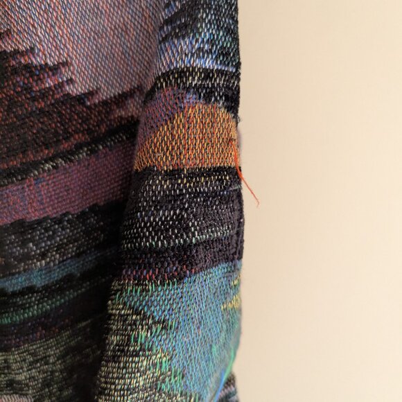 Reversible Tapestry Textured abstract zip jacket - Picture 12 of 15